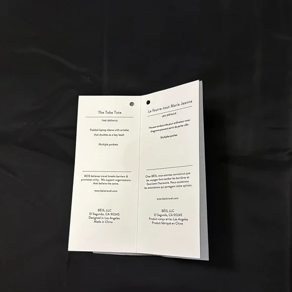 NWT BÉIS The Toke Tote — Limited Edition! - Picture 3 of 3